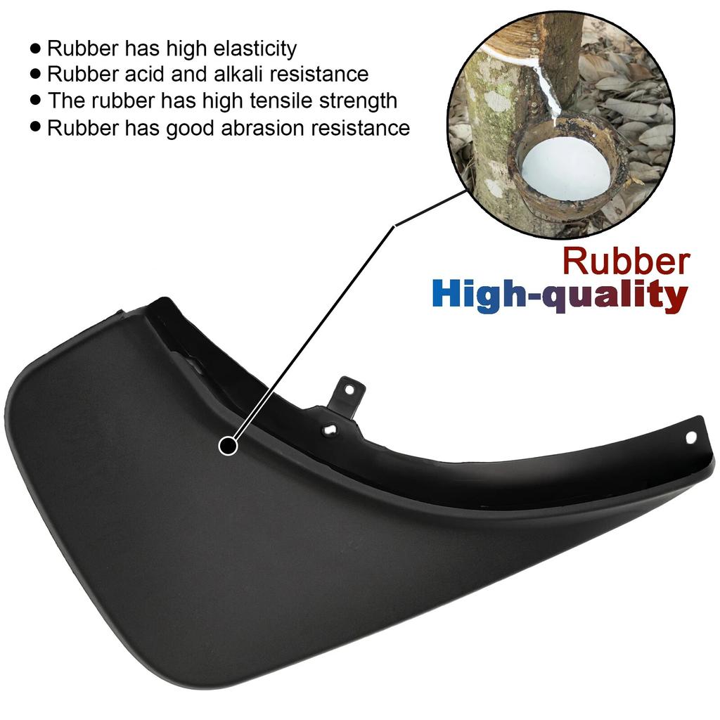 4-teiliges Set Schmutzfänger Spritzschutz Kotflügel Schmutzfänger Karosserieschutz Zubehör Bodykit Für Land Rover Range Rover L322 2002-2012