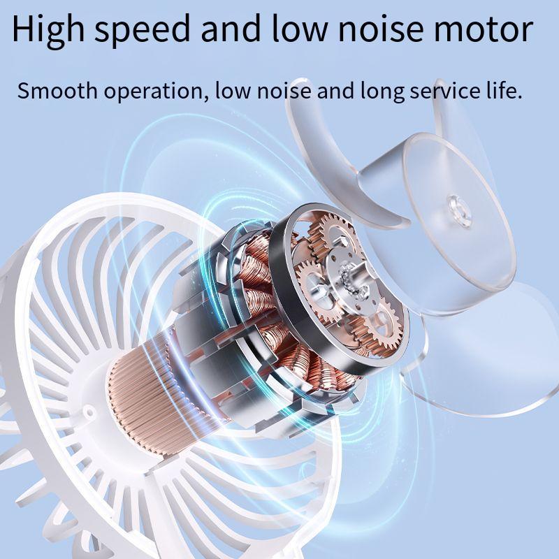 Xiaomi Portable Handheld Small Fan LCD Display with 6-Speed Wind Power Handheld/Vertical Multi-Purpose Small Fan