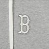 MLB Sweatshirts Unisex Gray Hooded Moderate Cardigan 3ATRB0231-43MGS