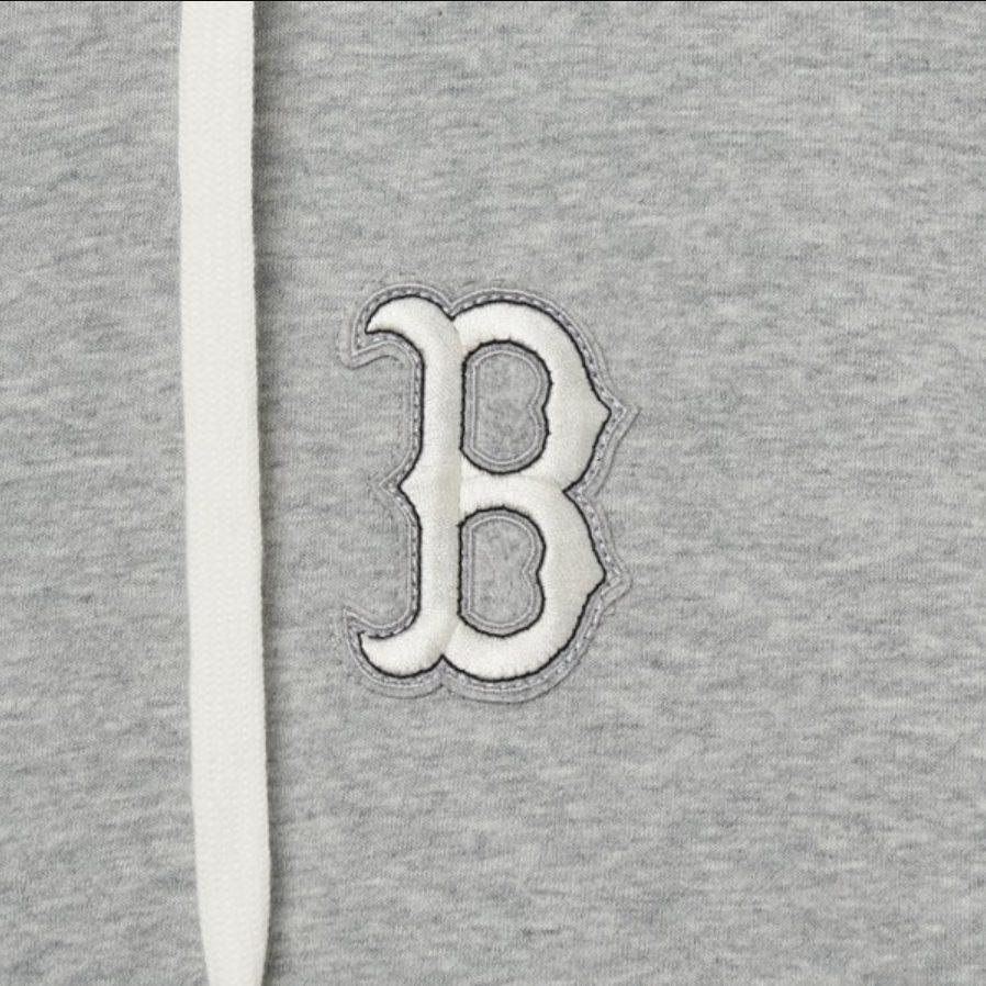 MLB Sweatshirts Unisex Gray Hooded Moderate Cardigan 3ATRB0231-43MGS