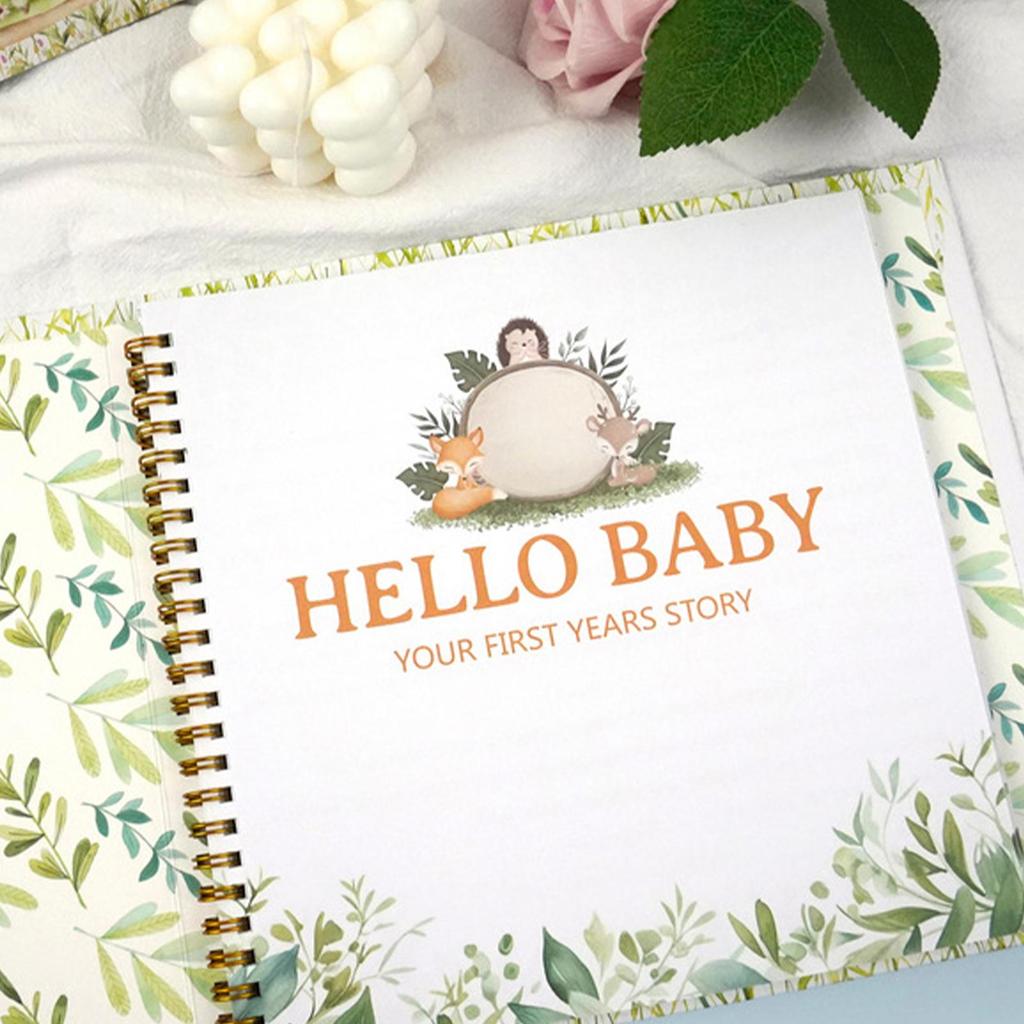 Baby Milestone Book First 5 Year Kids Record Book Baby Scrapbook Baby Milestone Book to Record Every Event From Birth to Age 5