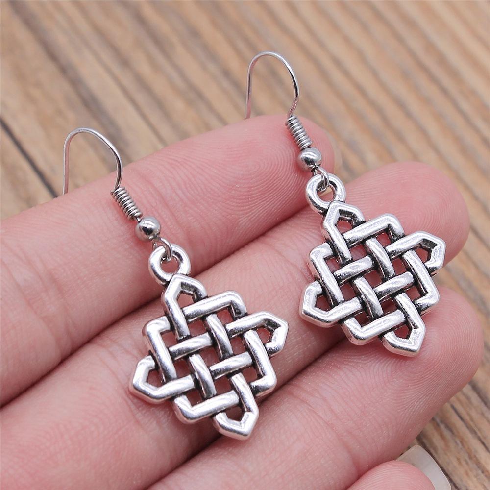 40 Styles Hotsale Women Earring Vintage Airplane Rocket Question Mark Tower Pin Scissors DNA Simple Cool Jewelry Handmade Gift