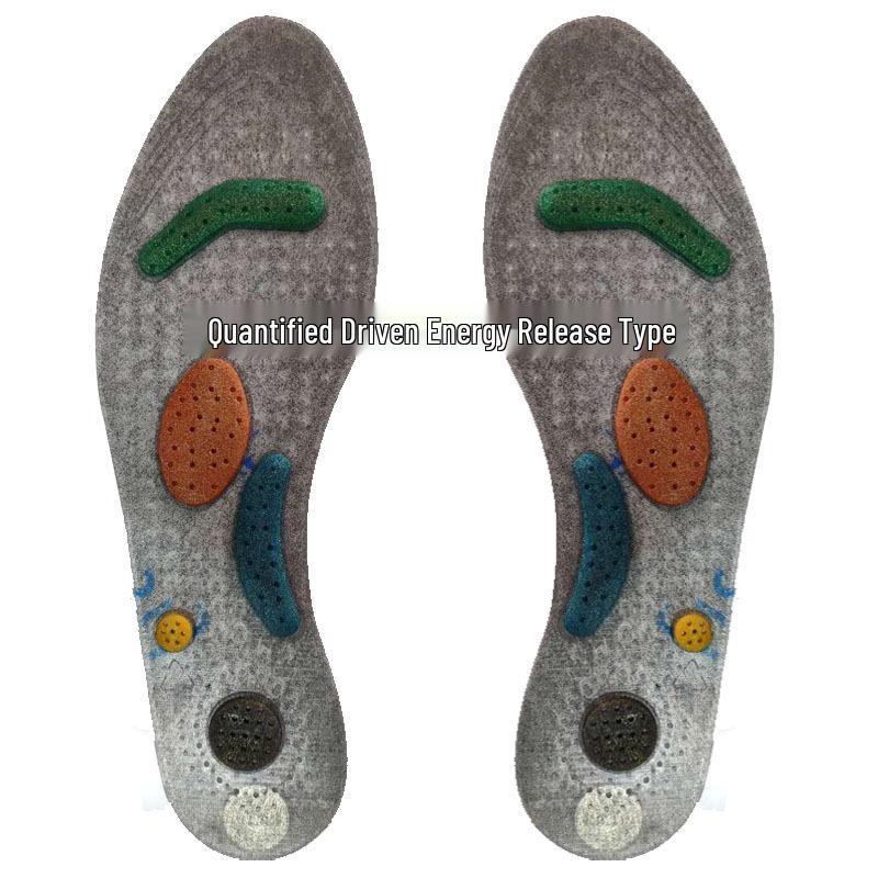 Magnetic Mineral Energy Insole with Negative