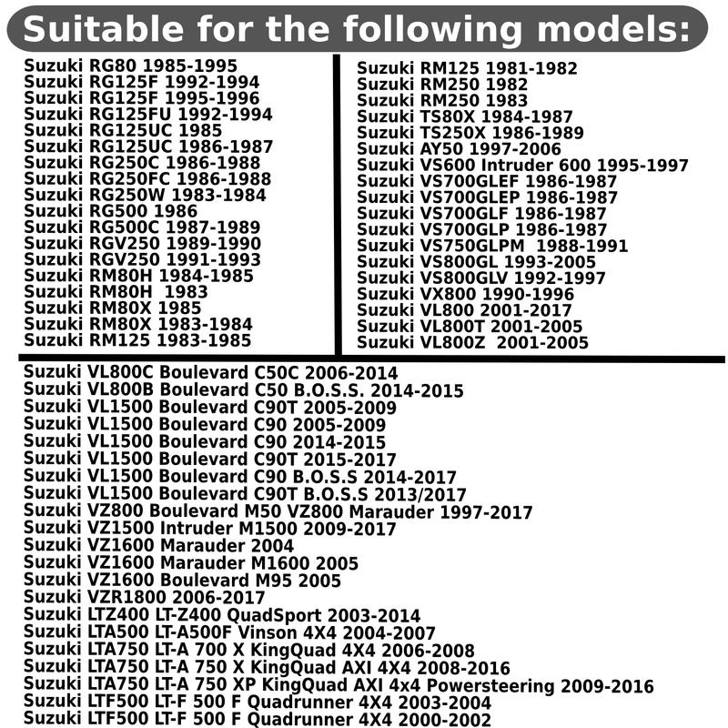 Water Pump Seals For Suzuki Boulevard Intruder Marauder VZ800 1500 1600 VZR1800 Quadrunner LTZ400 LTA500 KingQuad LTA750  LTF500