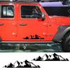 Car Stickers Vinyl Mountain Styling Decals Accessories for Jeep Renegade Liberty Patriot Wrangler JK JL TJ YJ Trail Hawk Rubicon