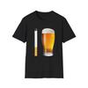 T-shirt Meme Drôle Petit-déjeuner Combo Cigarette et Bière
