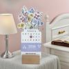Paper Wreath With Wooden Base, Flower Calendar 2026