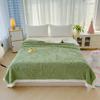 Butterfly Solid Color Jacquard Multifunctional Blanket  Fleece Blanket Milk Fleece Warm Casual Cover Blanket