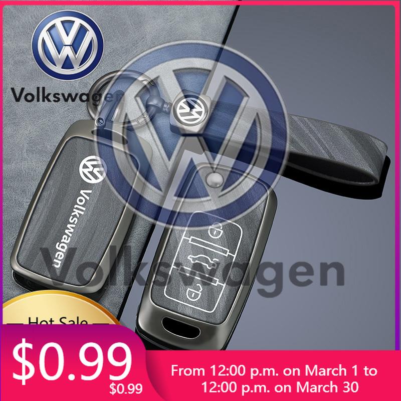2026 Hot Styling Mouldings For VOLKSWAGEN VW 3 Buttons Zinc Alloy Car Protection Gray Key For Volkswagen VW Polo Tiguan Golf Jet