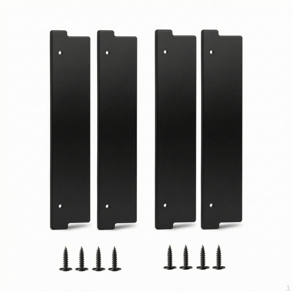 4 Pieces Bathroom Stall Privacy Strip Frosted for Shared Stalls, Contractors