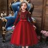 Princess Mesh Dress Girl Christmas Winter Party Clothing Kids Sequin Wedding Dresses Children Spring Autumn Prom Costume