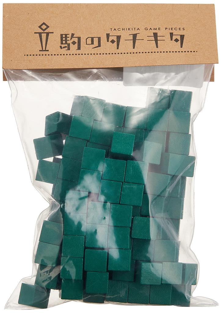 Green 10mm Wooden Cubes 150 (approx. Pieces)