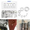 360Pcs Stainless Steel Flat Washer Sealing Ring Washers Assortment Set 8 Sizes