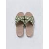 Daiso Rural Vacation Linen Slippers 260 To 280 Mm