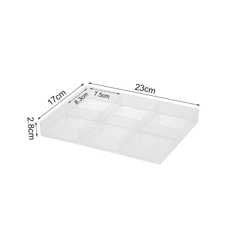 Desktop Drawer Storage Box Stackable Building Blocks Organizer Transparent Lego Toy Sundries Organizer Bins Home Cosmetics Boxes