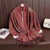 Women Paisley Scarf Cashmere Feeling Pashmina Shawls Tassel Hijab Head Wraps Femme Winter Scarves Foulard Bufanda