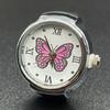 Montre Anneau pour Femmes et Hommes Montre Analogique à Quartz Cadran à Chiffres Romains Bracelet