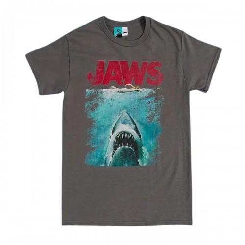 Jaws Unisex Adult Movie Poster Distressed T-Shirt