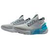 Under Armour HOVR Phantom 3 Storm Breathable Versatile Fabric Low-Top Casual Running Shoes Unisex Sneakers Blue Gray 3025522-103