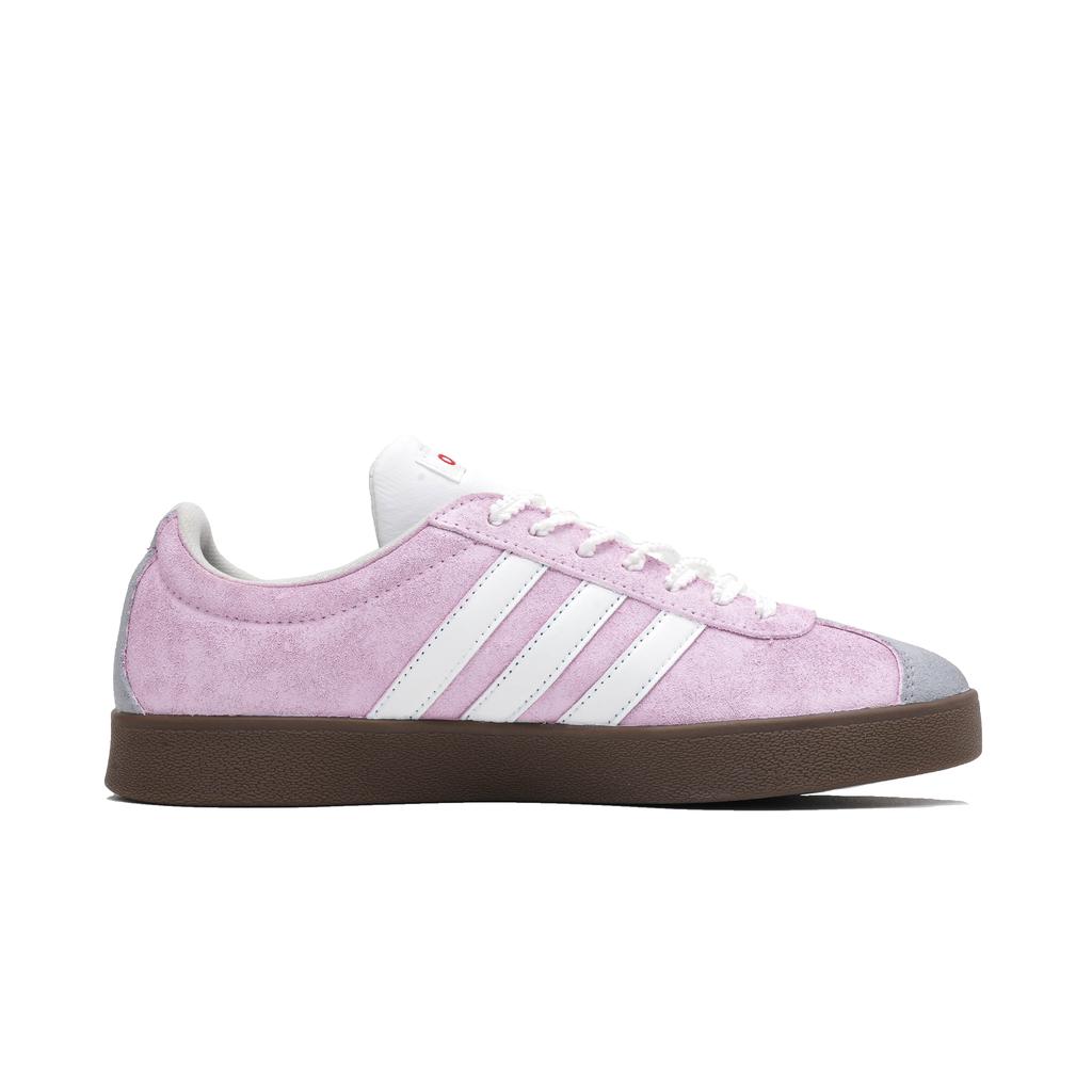 Adidas VL COURT 2.0 Lifestyle Sweet Meow Steps Abrasion Resistant Low top Skateboard Shoes Unisex Pink HQ1802(Team1166-)