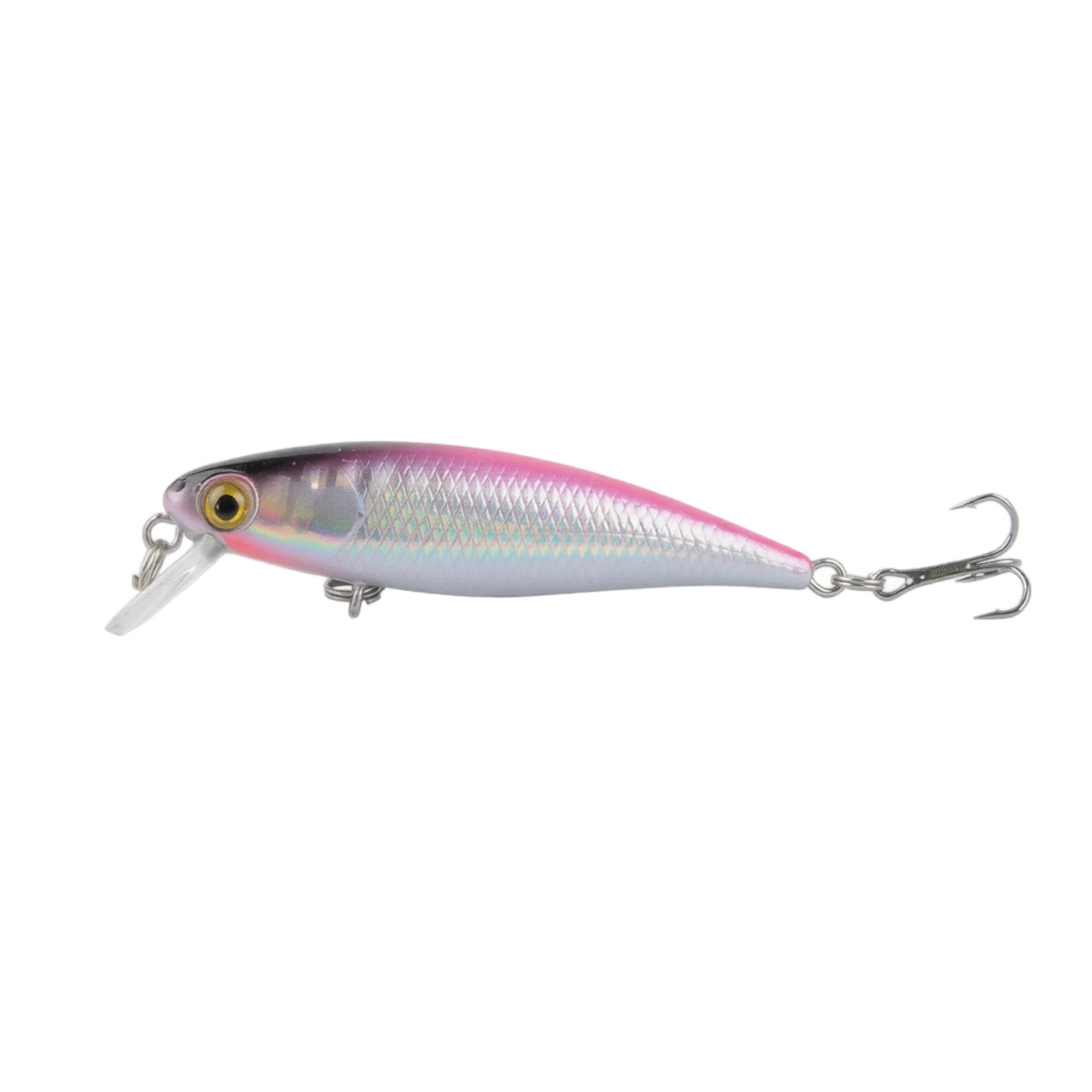 Fishing Lure Floating Minnow Hard Bait Artificial Bionic Lure for Bass Pike Trout Fishing Tackle one size