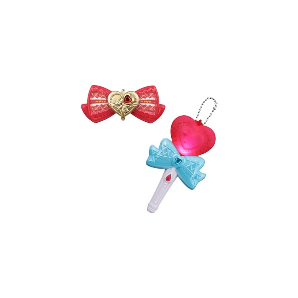Bandai Precure Idol Heart Ribbon and Kirakira Light Set Toy for Kids