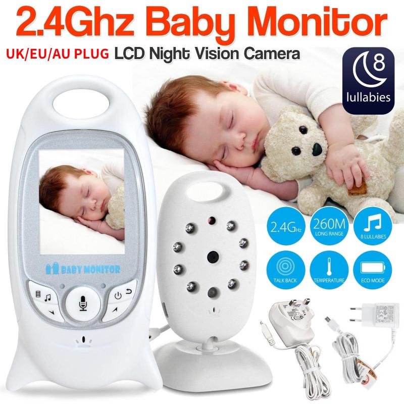 Vb601 Baby Monitor High Definition Lcd Display With Two Way Talk And Adjustable Brightness