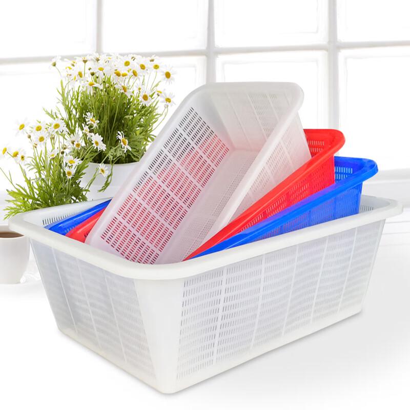 Plastic Storage & Drain Basket