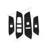 4x Window Lift Panel Switch Cover Trim For 2025-2026 Nissan Kicks Carbon Fiber