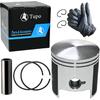 Kit de Reconstrução de Topo de Pistão Tupo BJX250-72 | 2 Tempos 72mm Compatível com Polaris 250 Trail Boss Blazer Xplorer Xpress Sport Indy RMK 3083942