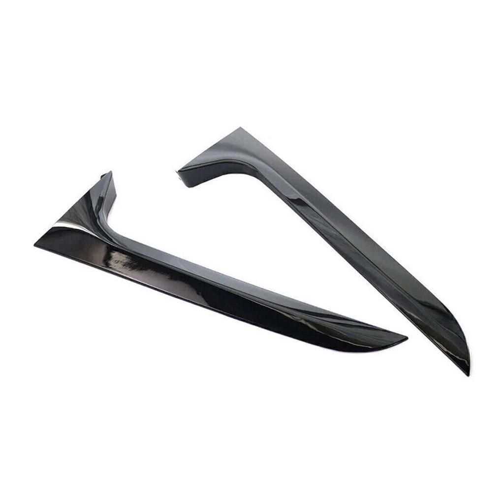 Gloss Black Pair Rear Window Side Wing Spoiler For A6 C7 Allroad 12-18