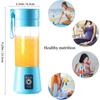380ml Mini Blender Portable Blender Home USB Juicing CupRechargeable Smoothie Maker Sports Bottle for Shakes Smoothies Juice
