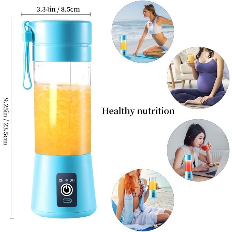 380ml mini mixér Přenosný mixér Domácí USB odšťavňovač Nabíjecí Smoothie Maker Sportovní láhev na koktejly Smoothies Juice