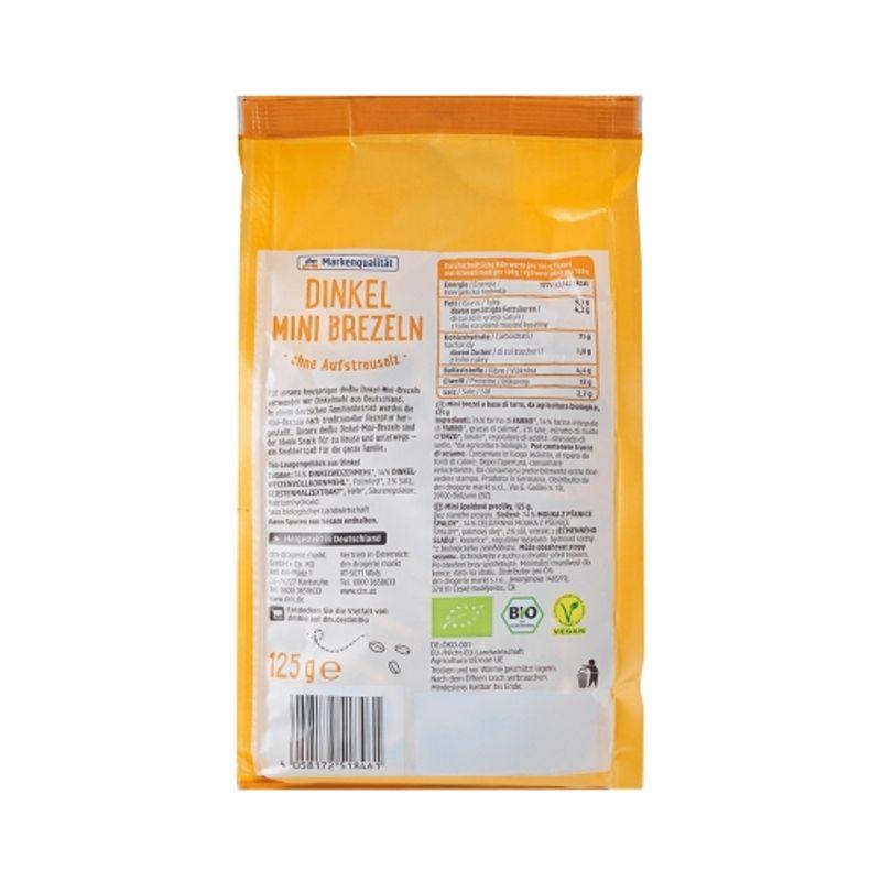 DM Bio DM Mini Pretzels 125g (Unsalted)