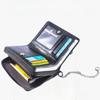 Herren Leder Geldbörse Kurz Reißverschluss Münzbörse Vintage RFID-Blockierend Zweifach gefaltete Geldbörse mit Kartenhalter Foto Fach Ketten Geldbörse Männliche Clutch Geldbörse