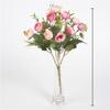 Sp Camellia Artificial Rose Bud Wedding Decoration Floral Arrangement Event Home