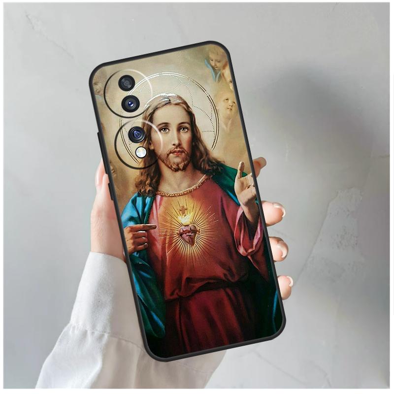 God Jesus Case For Honor Magic 6 Pro 50 70 90 Lite Magic 5 Pro X7 X8 X9 X6a X7a X8a X9a X8b X9b Cover