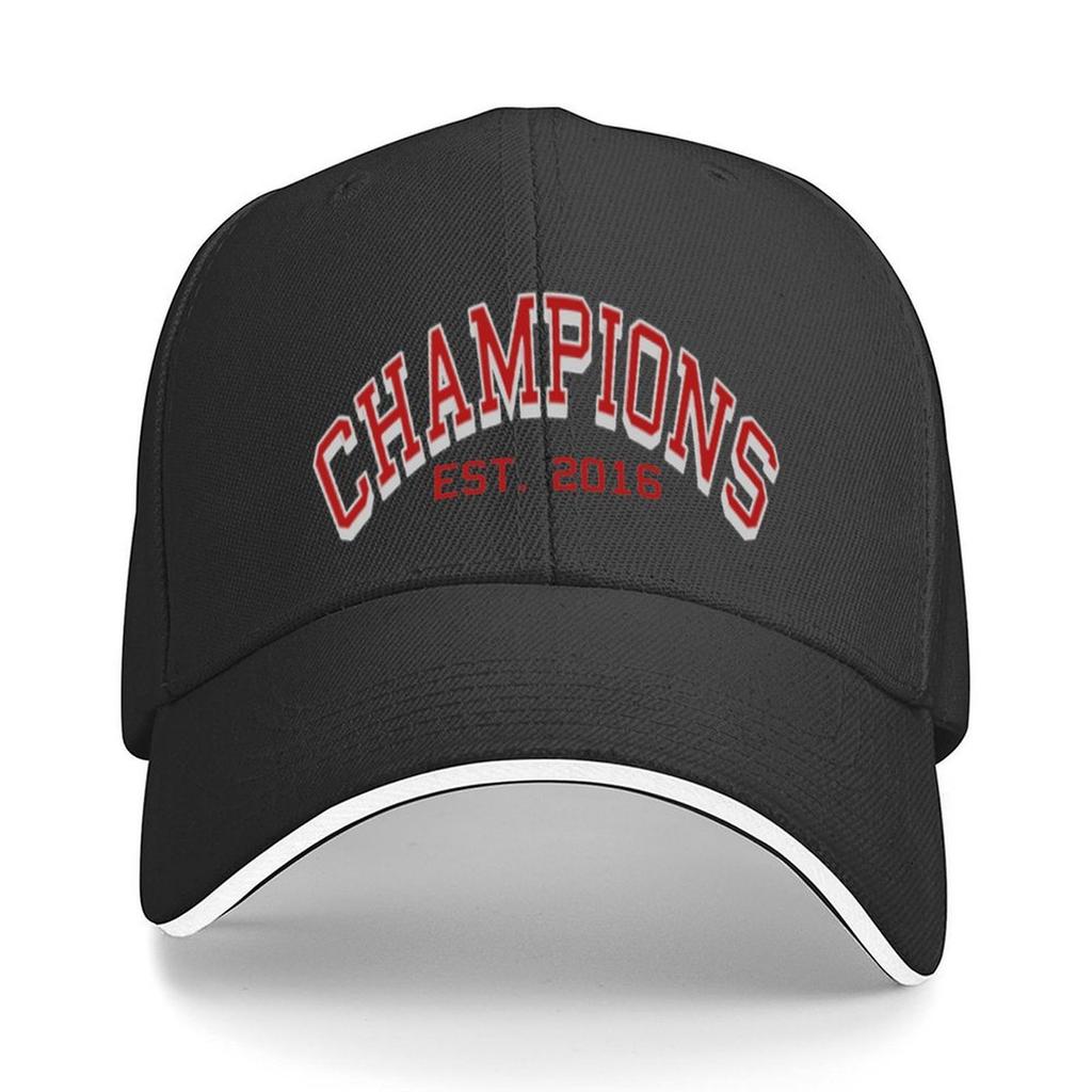 Champions Red College Print Baseball Cap Icon Sun Cap Tea Hat Fun Hats Women's Beach Unisex's