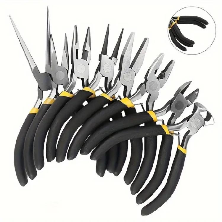 Versatile Jewelry Pliers Collection Set Portable Accessory for Detailed Beading and Craft Supplies Jewelry Projects