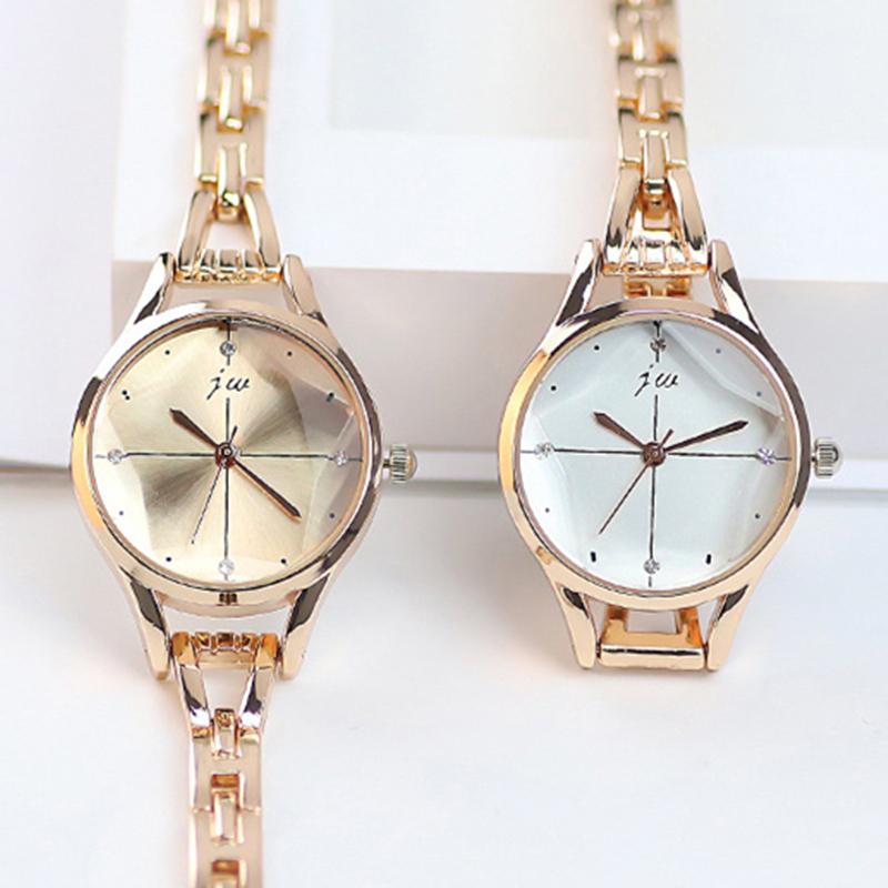 Luxury Bracelet Watch For Women Elegant Rose Gold Ladies Wrist Watches Rhinestone Simple Fashion Female Quartz relogio feminino