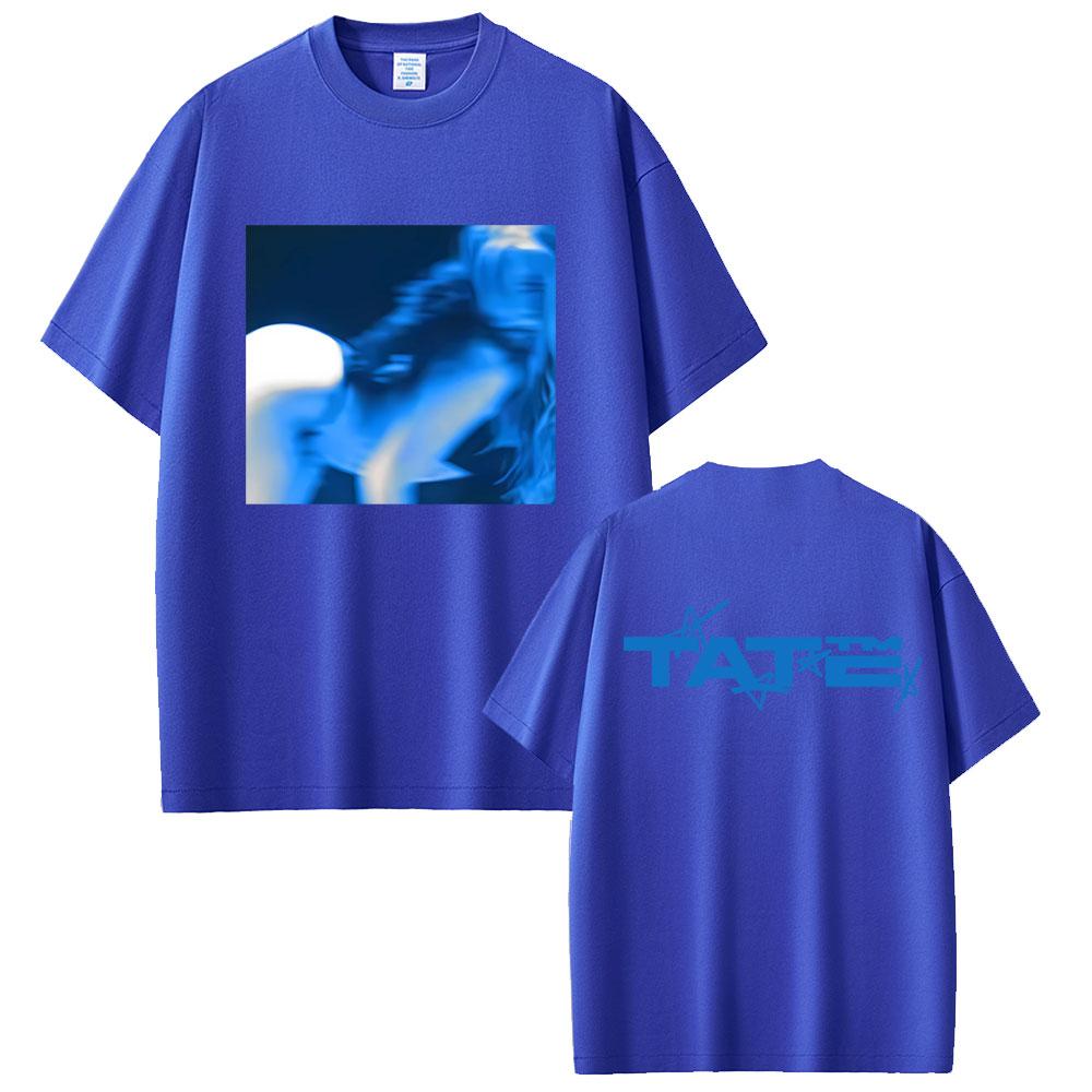 Tate McRae TiT for Tat Album 2025 T-shirt Unisex Women Fashion Pop Music T Shirt Unisex Casual Cotton Vintage Short Sleeve T-shirts