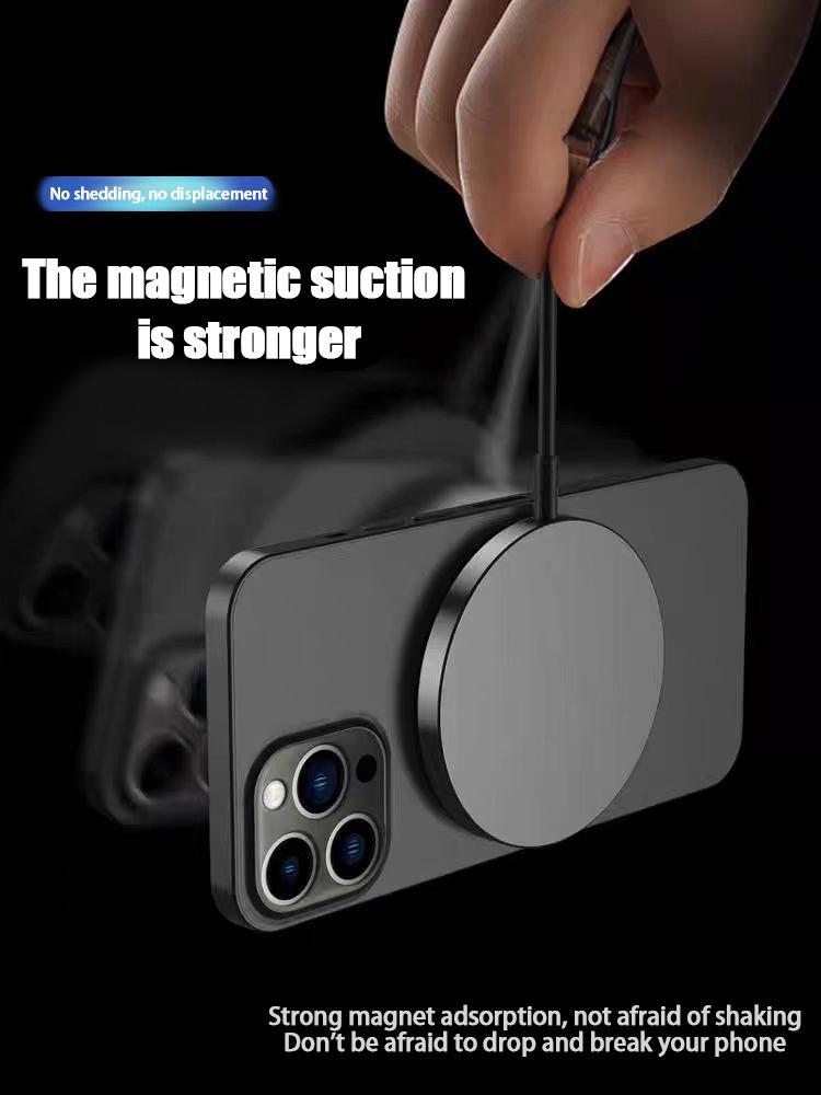 Qi2 15W Magnetisk Trådløs Lader for iPhone 12-16.