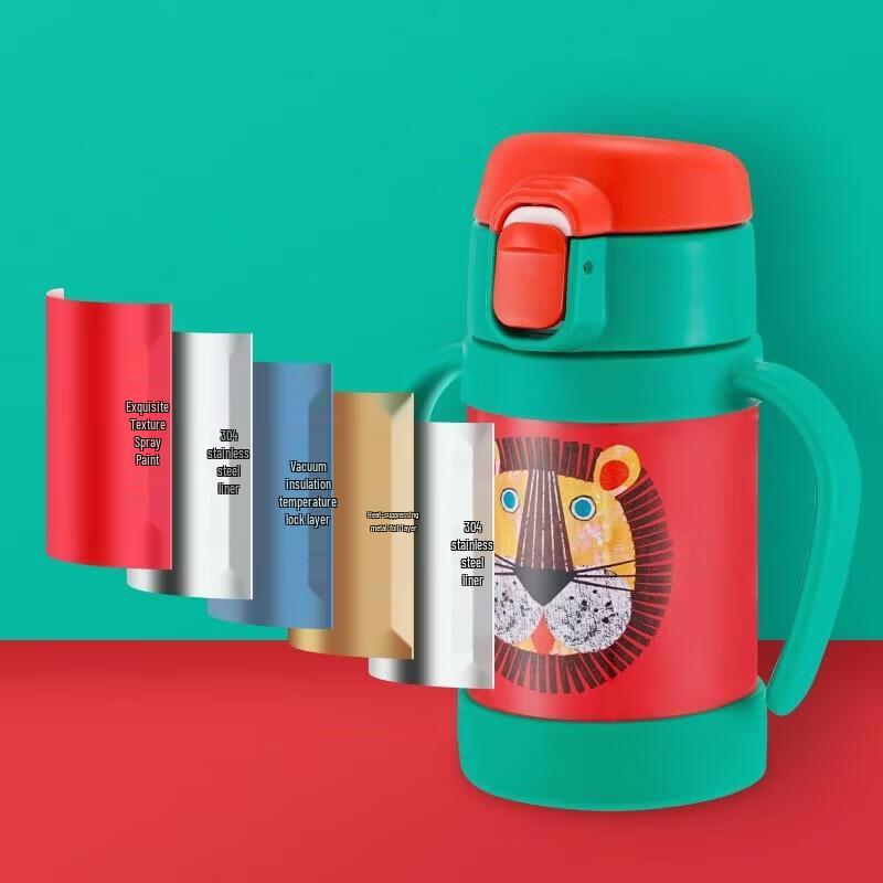 Tiger MCK-A28C Kids Vacuum Insulated Straw Bottle