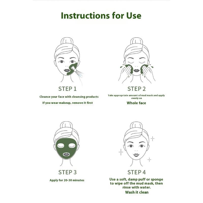 Mungobohnen Schlammmaske Reinigende Schlammmaske Feuchtigkeitsspendend Ausgleichend Mitesser