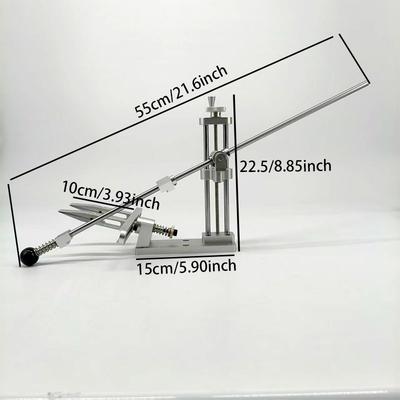Aluminiumlegering Vast Mes Slijper Professioneel Houtbewerking Slijpsysteem Rotatie Aanpassing Hoek Slijpsteen