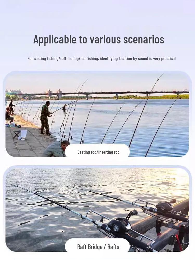 Automatische Angelruten-Alarmglocke - Sicher und Zuverlässig für See-, Wurf- und Flossenfischen