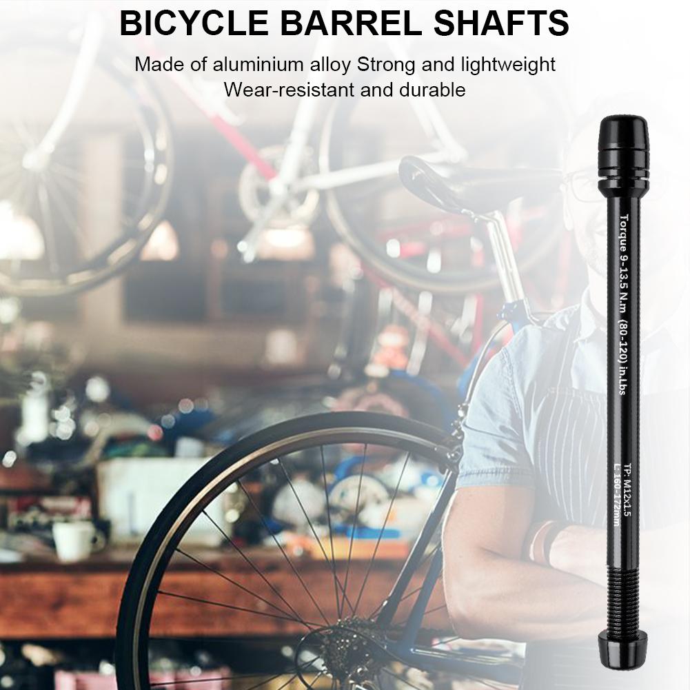 Thru Axle Adapter Aluminum Alloy Rear Fork Shaft Skewer Portable Bicycle Axle Skewer Lightweight for Road Bike Mountain Bike