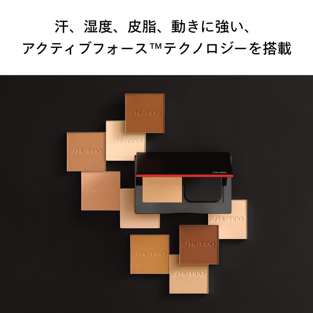 SHISEIDO Make-up Synchro Skin Custom Finish Puder Foundation 310 Silk LSF35 Puder Foundation gleicht Unebenheiten aus Verleiht Transparenz und hält lange