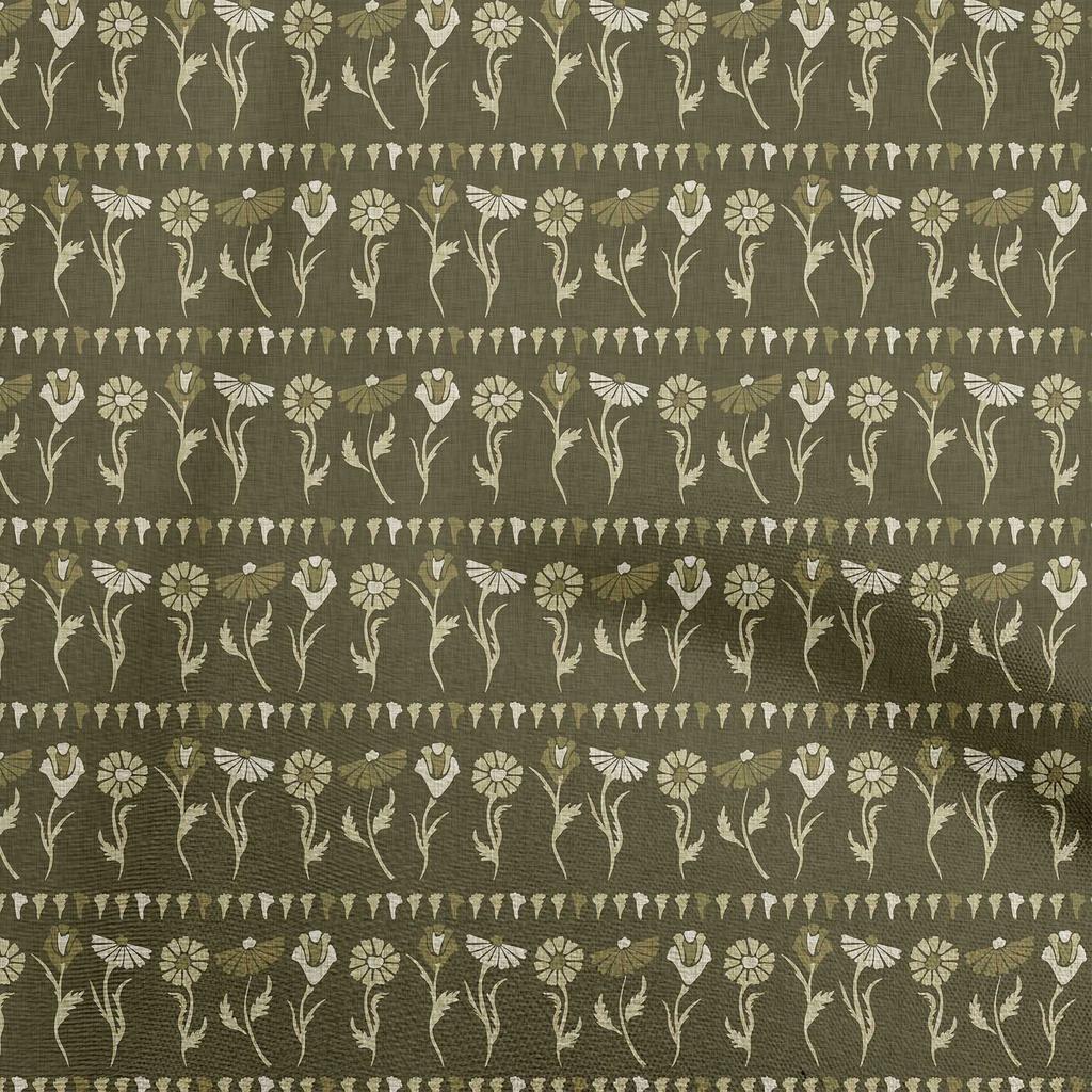 oneOone Cotton Flex Dark Blue Fabric Block Sewing Material Print Fabric By The Yard 40 Inch