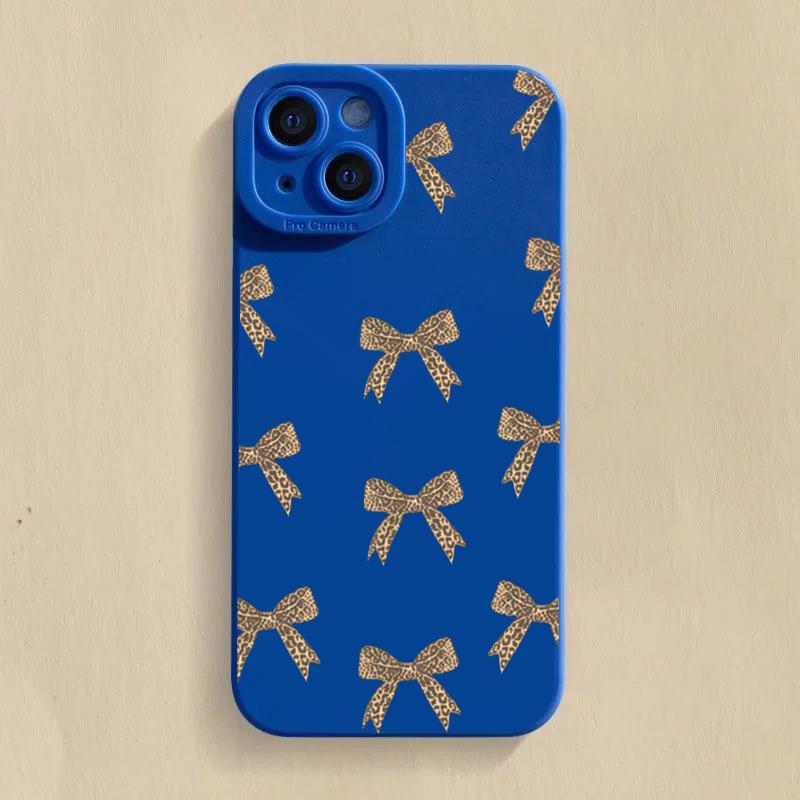 Leopard Print Star Bow Silicone Phone Case For Xiaomi Mi 15 14T 13T 12T Pro 14 13 11 Lite 5G NE Poco F6 F5 X5 M6 X7 Pro Cover